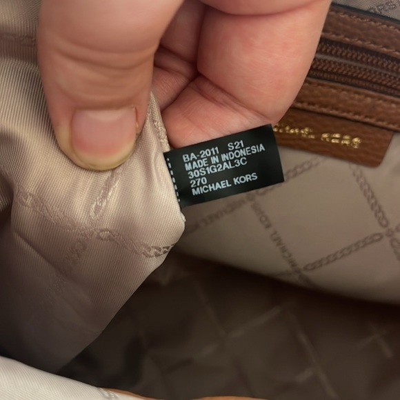 Michael Kors Amy Large Rope Hobo Shoulder Bag - Natural - Picture 10 of 11